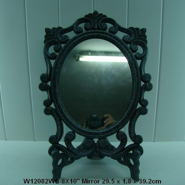 Living Room Dressing Mirror Decorative Mirror, wooden carved mirror frame