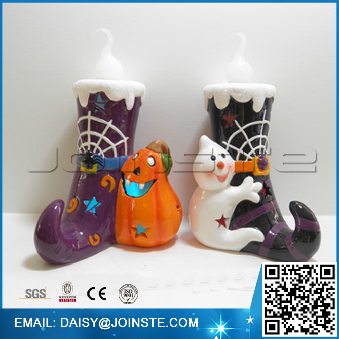 halloween spider candle stick shaped boots for party halloween