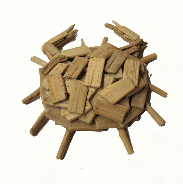 Wooden crab decorations wood animals