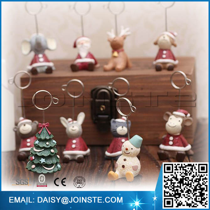 Hot sell metal photo clip with gift box , name card holder