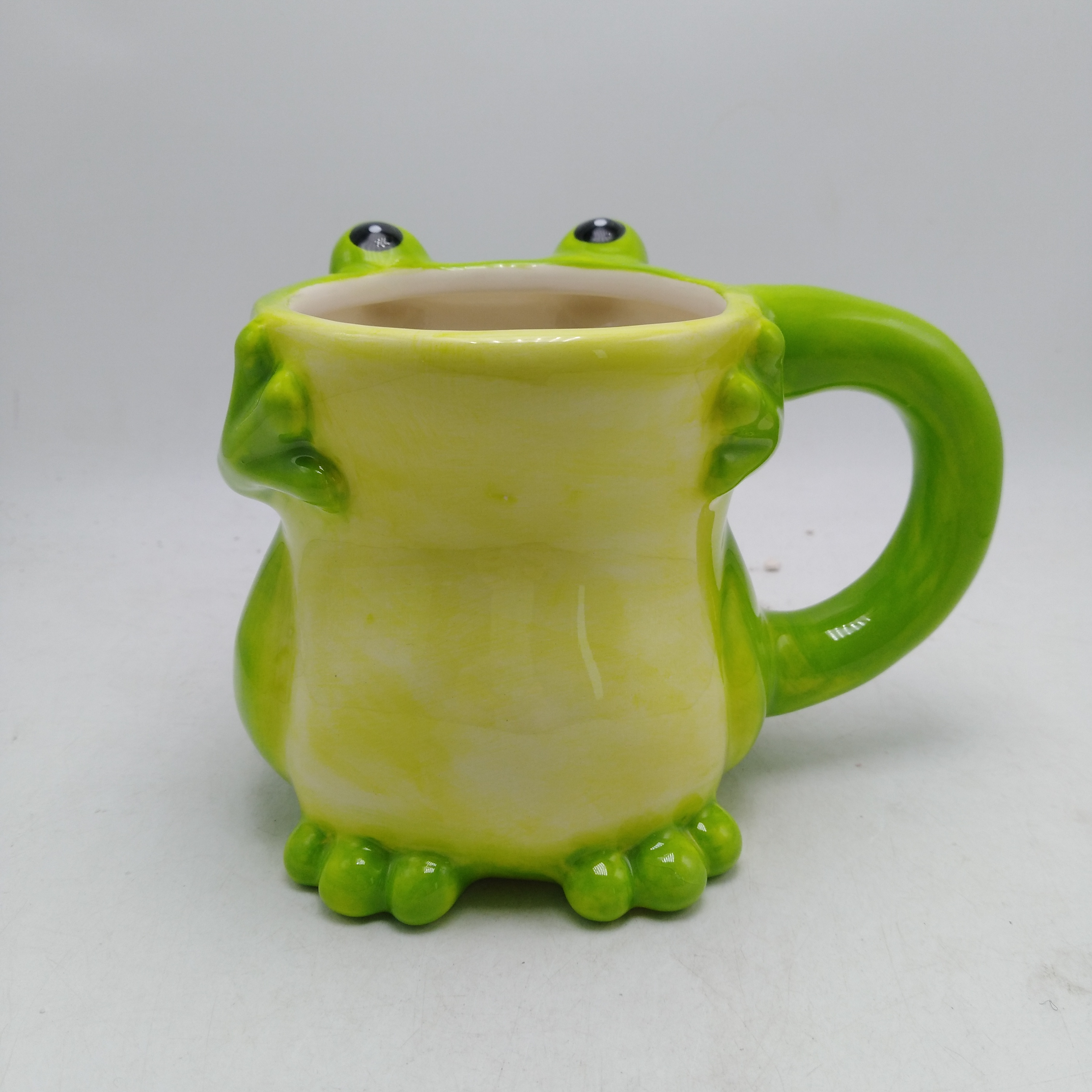 Ceramic Frog Mug Shaped, Porcelain Toad mug 350ml