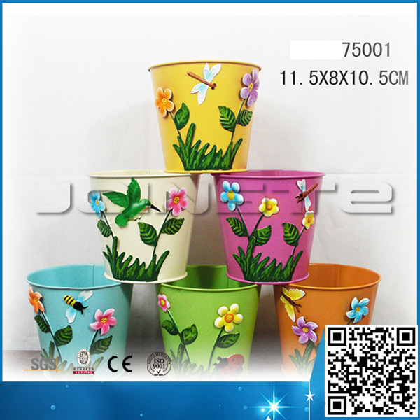 Metal flower pot,Iron flower pot, Metal planter
