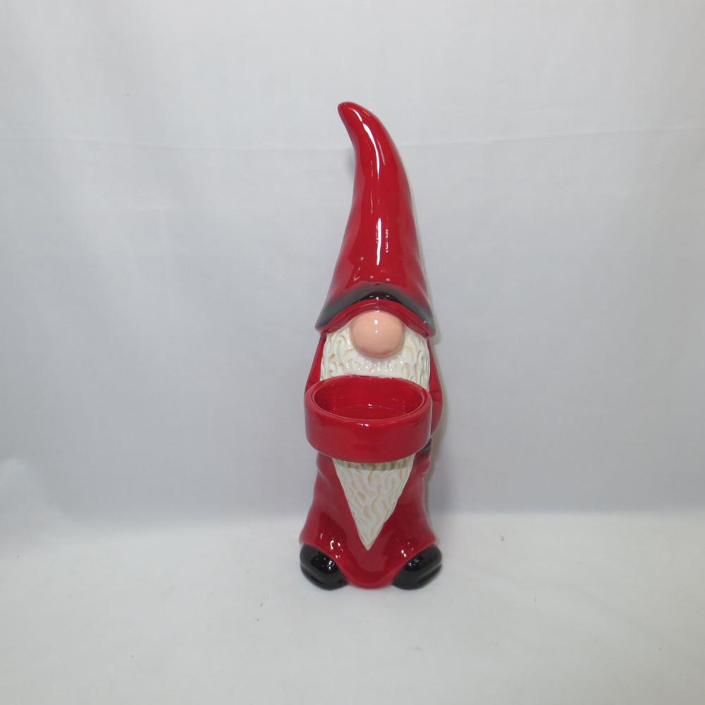 cheap santa shape candle holder decoration on desk