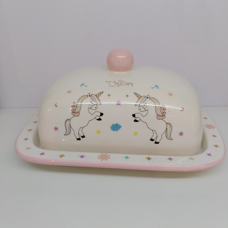unicorn butter dish ceramic butter dish and plates manufacturers