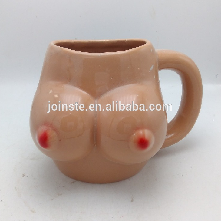 Funny sexy breast ceramic coffee mug