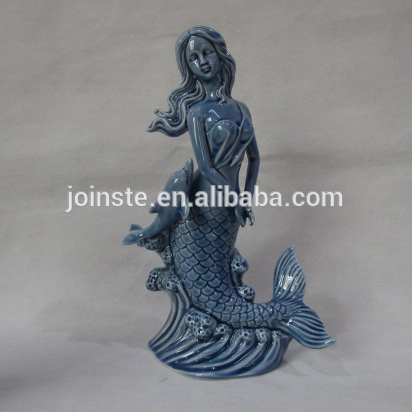 ceramic mermaid,ceramic mermaid figurine,porcelain mermaid figurines