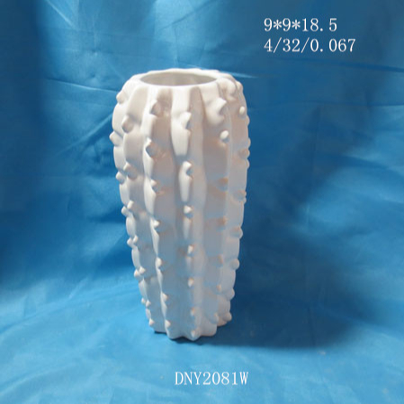 White porcelain vase home decorative ceramic vase wholesale