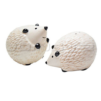 Ceramic Hedgehog Salt and Pepper Shaker Set