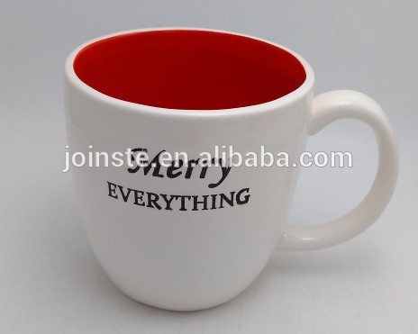 Customized cheap white coffee ceramic mug