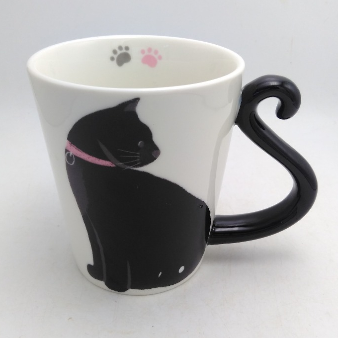 Cat 9 Oz ceramic coffee mug and cups