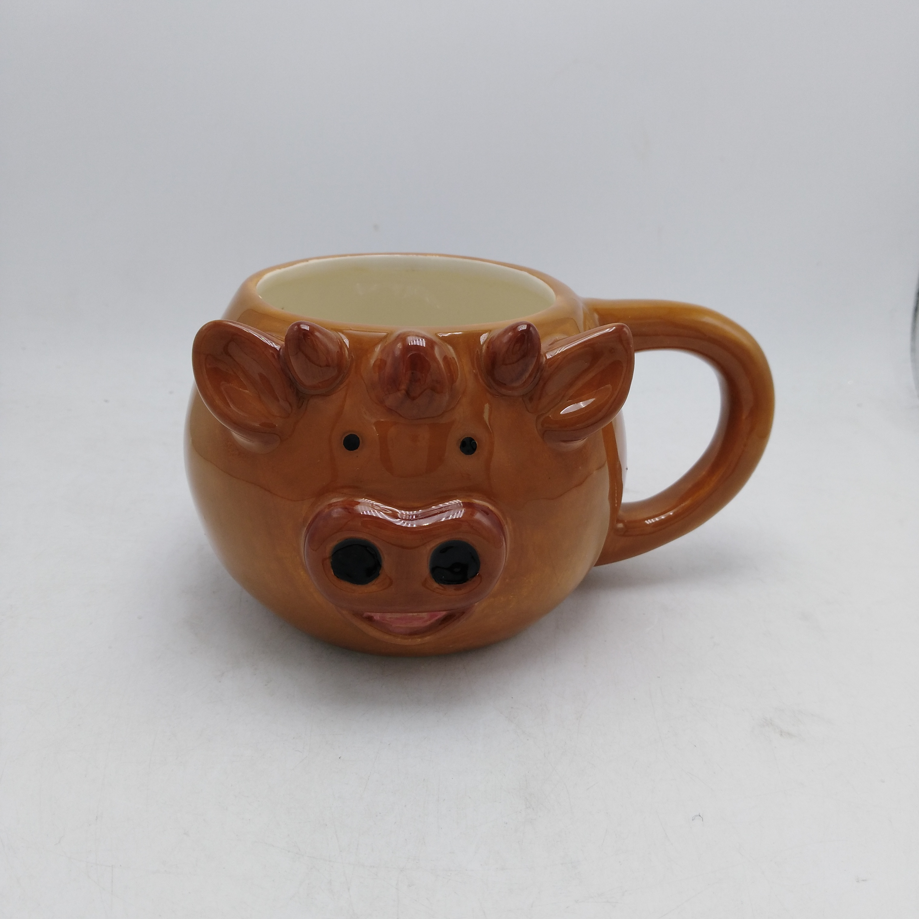 3D Cow with Unicorn Ceramic Coffee mugs, Custom accept