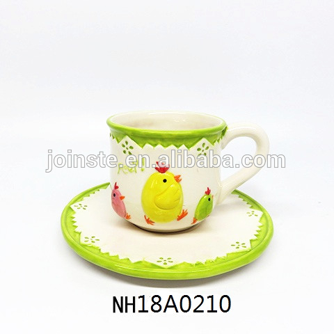 CafePress – chicks Designs Mug – easter Coffee Mug, Coffee Cup with saucer