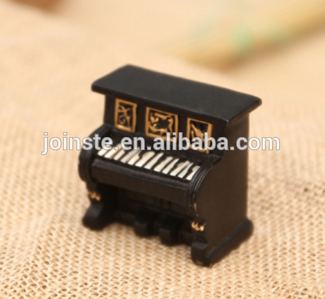 Custom cheap resin piano shape decoration home decoration pieces