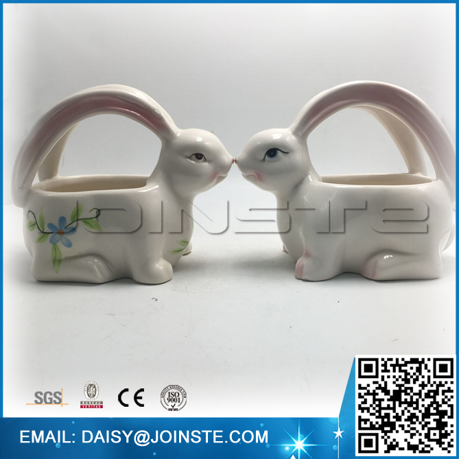 custom ceramic figurines, ceramic easter rabbit figurines, ceramic rabbit figurine