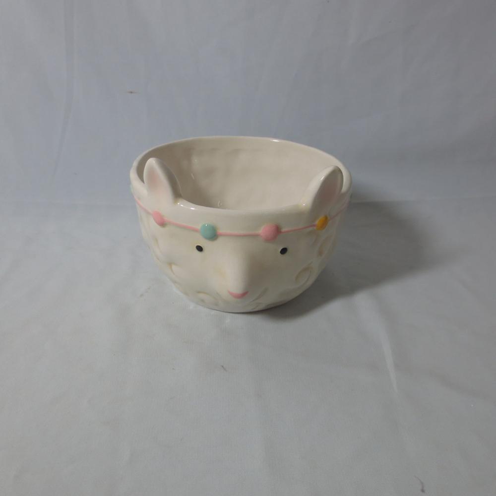3D Llamas Ceramic Bowl (Personalized), Salad, Food, Cereal