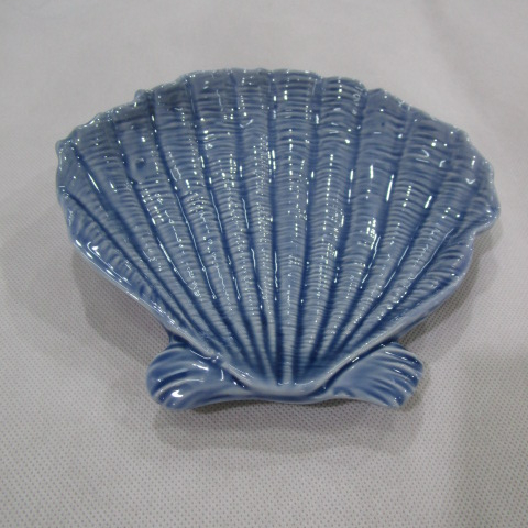 Ocean Starfish Seashell Sea Snail Conch Shape Pattern Ceramic Snack Candy Fruit Sushi Dessert Jewelry Plates Set of 3