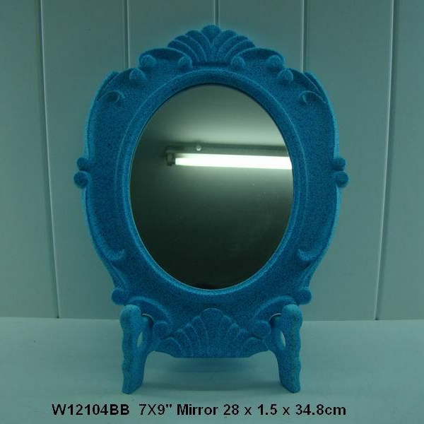 Antique Frame Wooden Accessories Vintage Mirror European Style Home Mirror