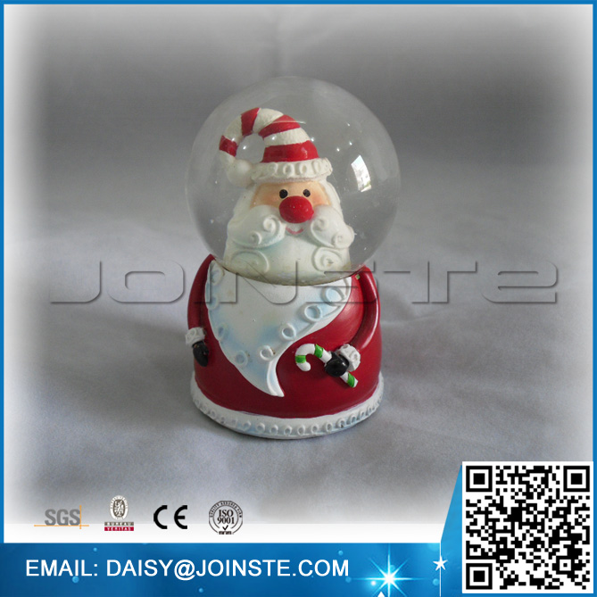 SZ8078-UU-1 Christmas Santa Claus with glass ball snow globes