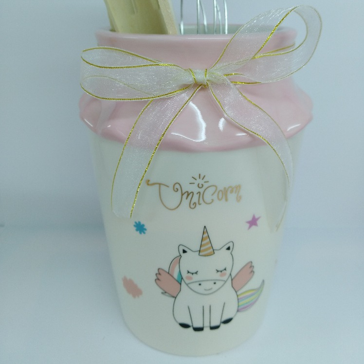 Unicorn Ceramic Utensil Holder kitchen utensil holder