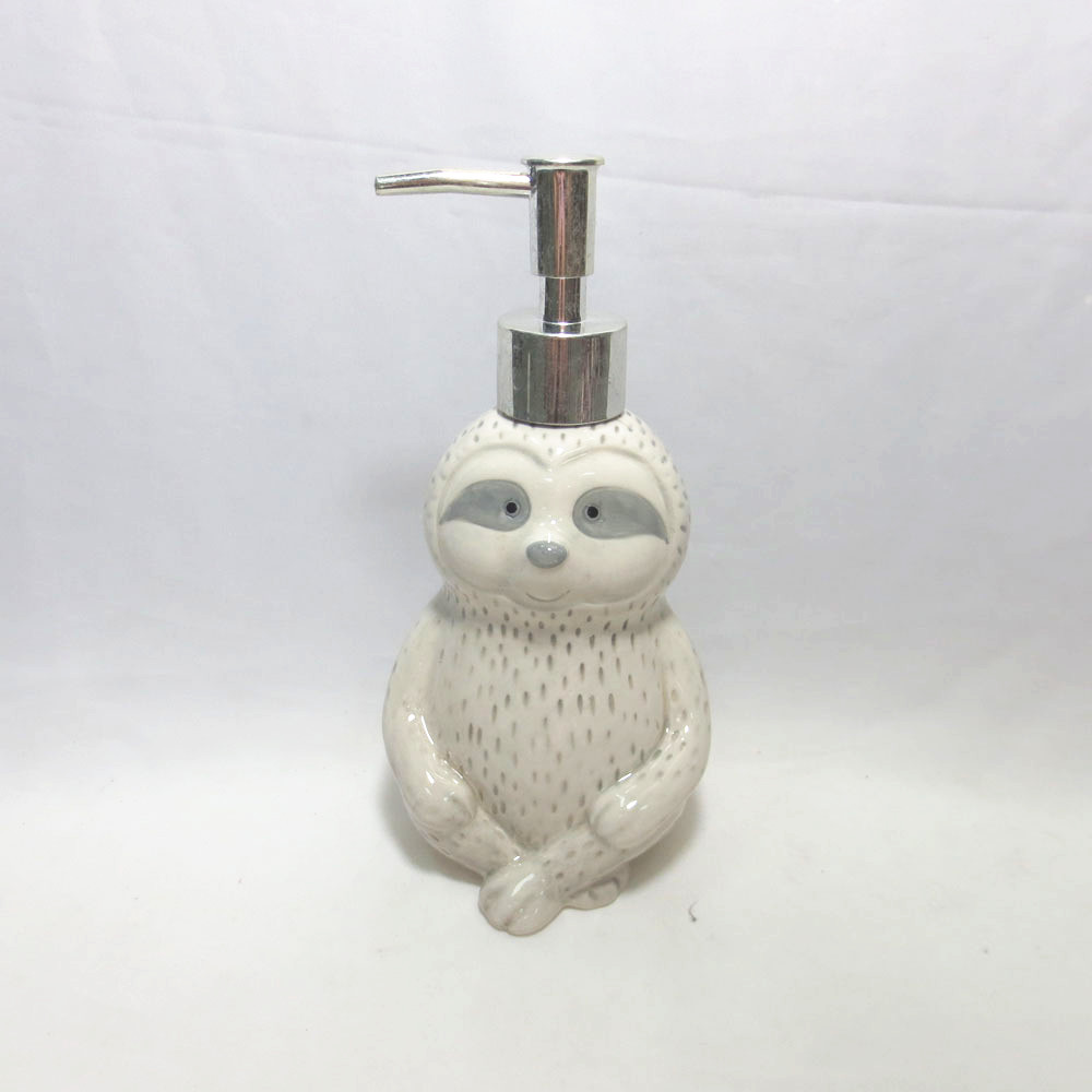 Custom Funny Animal  shape  soap dispenser sloth lotion  soap dispenser