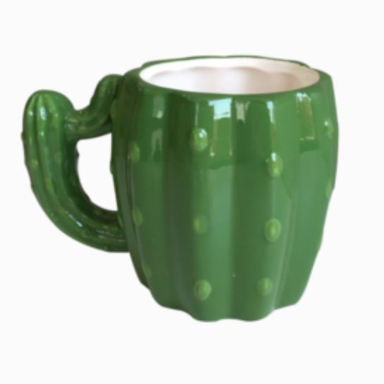 ceramic cactus mug