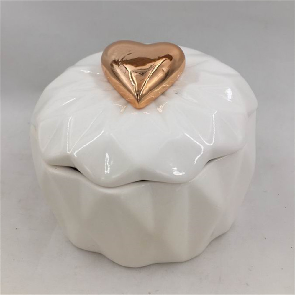 Wholesale  white jewelry box  personalized ceramic jewelry box  jewelry case  custom logo