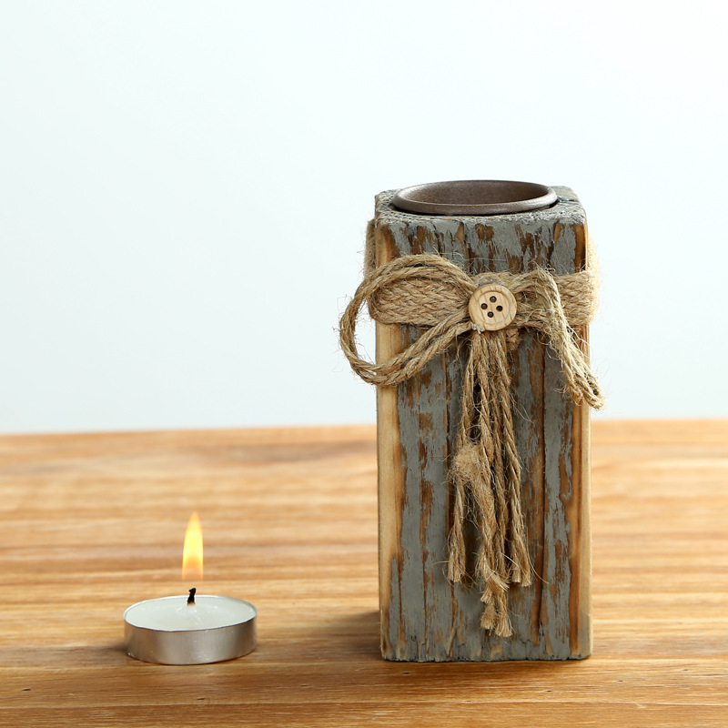 Driftwood candle stand,wood candle stand,wood cutting antique candle stands for tealight
