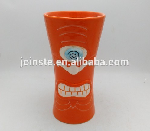 Customized Halloween flower pot table top ceramic planters