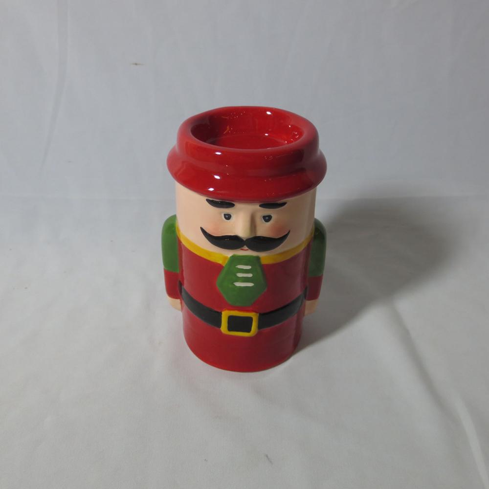 Ceramic Nutcracker Soldiers Candle jar Holder, Custom accept