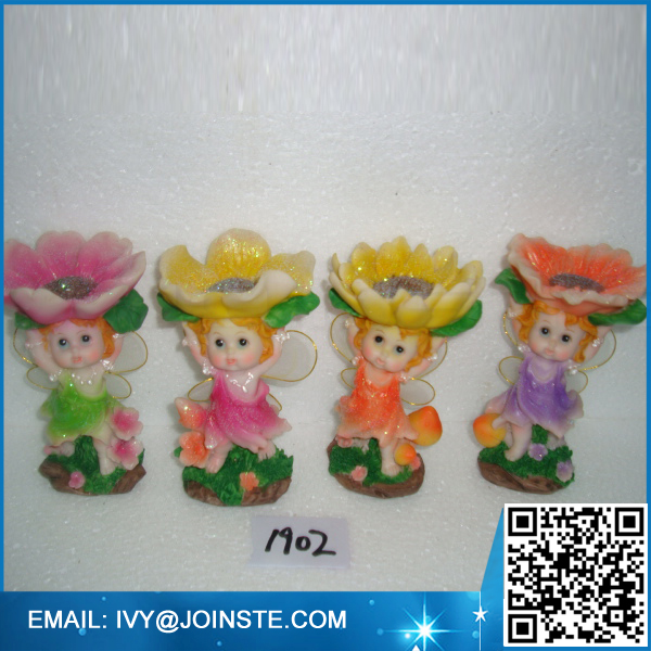 Wholesale various resin flying fairy ornament toy for garden