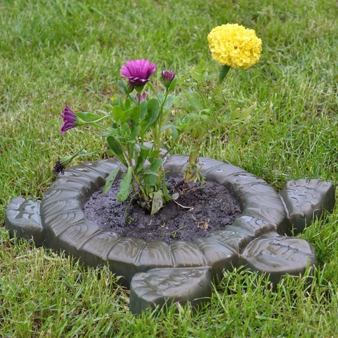 Sold Mold for Concrete Turtle Tortoise pot Mould Decorative Flower Garden Protection0