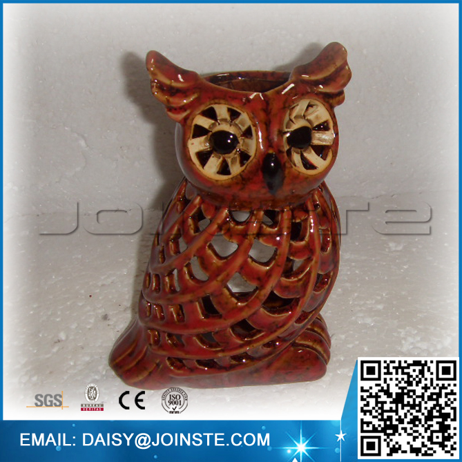 Decorative crafts owl ceramic