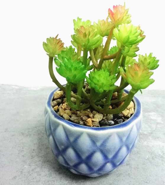 Artificial succulent flower in pot ,artificial succulent