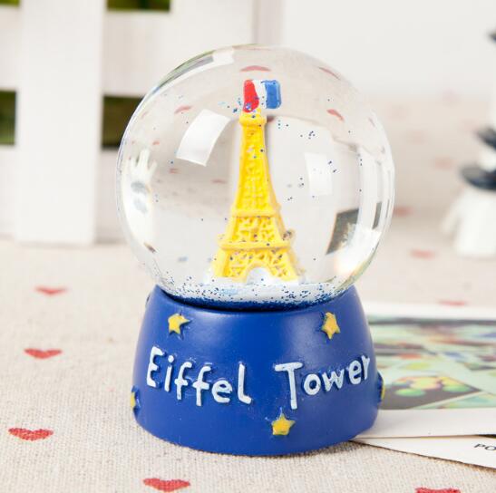 Customize France effel tower snow globes s
