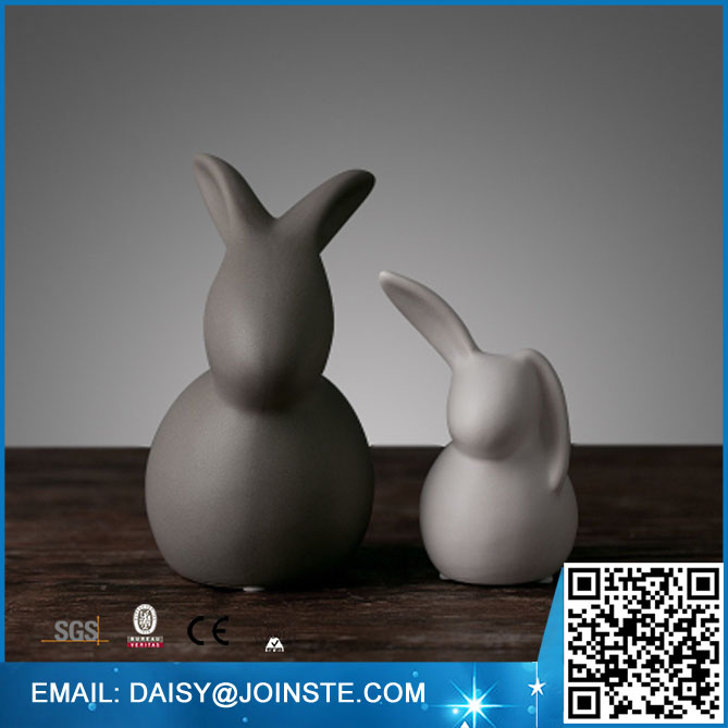 Ceramic rabbit figurines,decorative ceramic bunny figurines