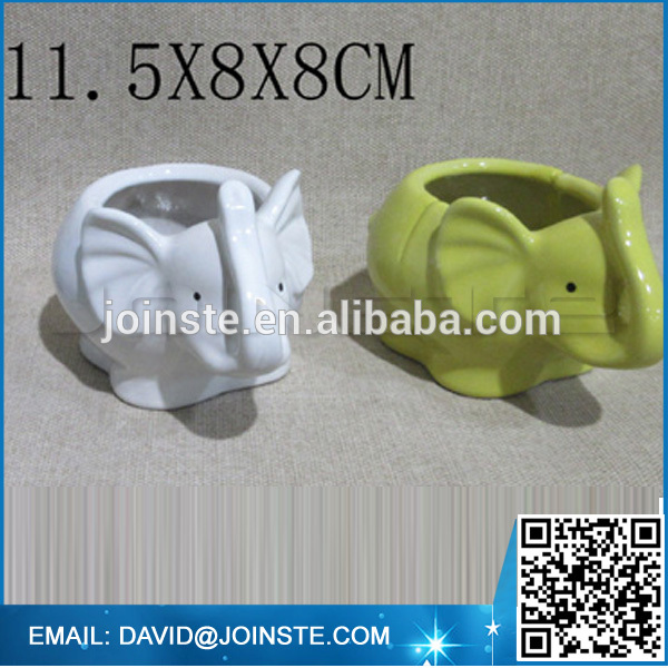 Ceramic different types flower pots