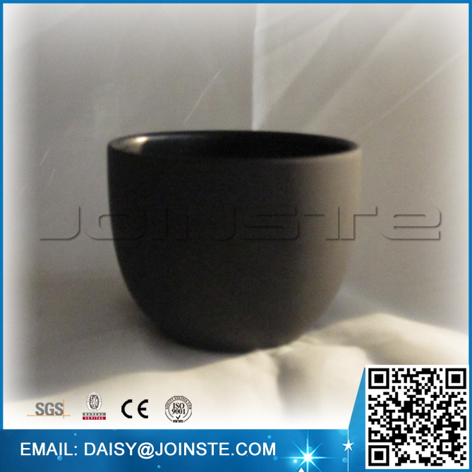Black surface writable ceramic flower pot