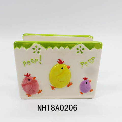 Chick Design Napkin Holder, Custom accept