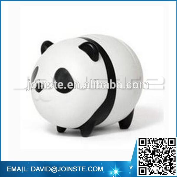 Ceramic panda coin bank