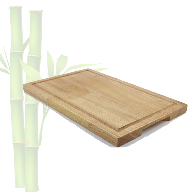 Extra Large Single Piece Surface Bamboo Wood Cutting and Chopping Board 18×13 with Drip Groove