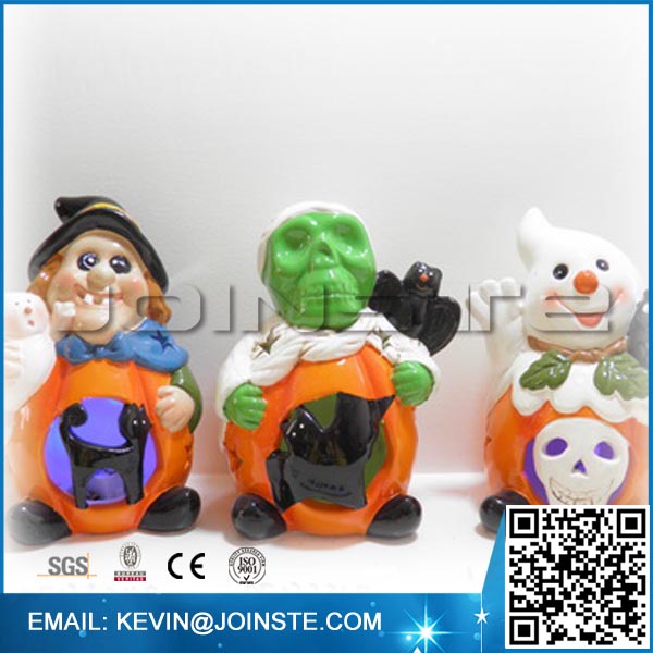 Ceramic halloween gift items green head