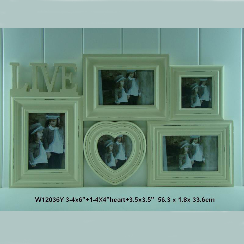 kids family love wood picture frame wooden photo frame