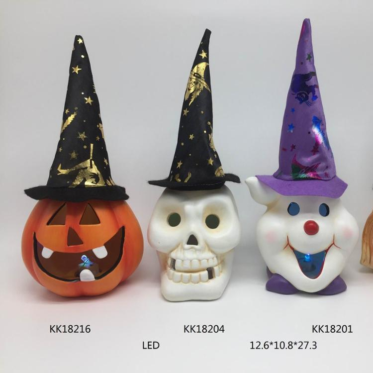 2019 Ceramic hot sale Halloween light decoration pumpkin