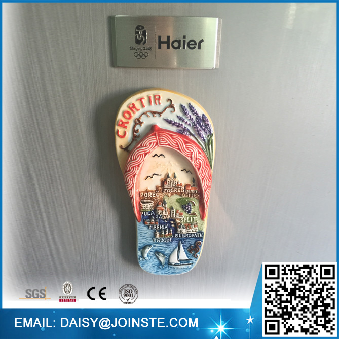 slippers shaped magnet custom made souvenir