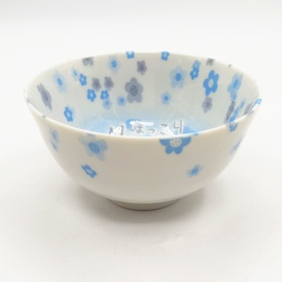 Custom flower painting ceramic noodle bowl soup bowl rice bowl