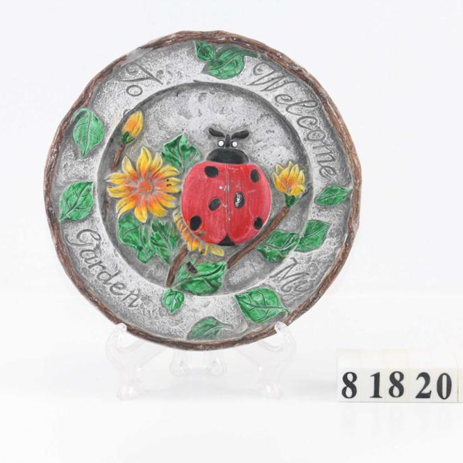 SUNFLOWER LADY BUG GARDEN STEPPING STONE