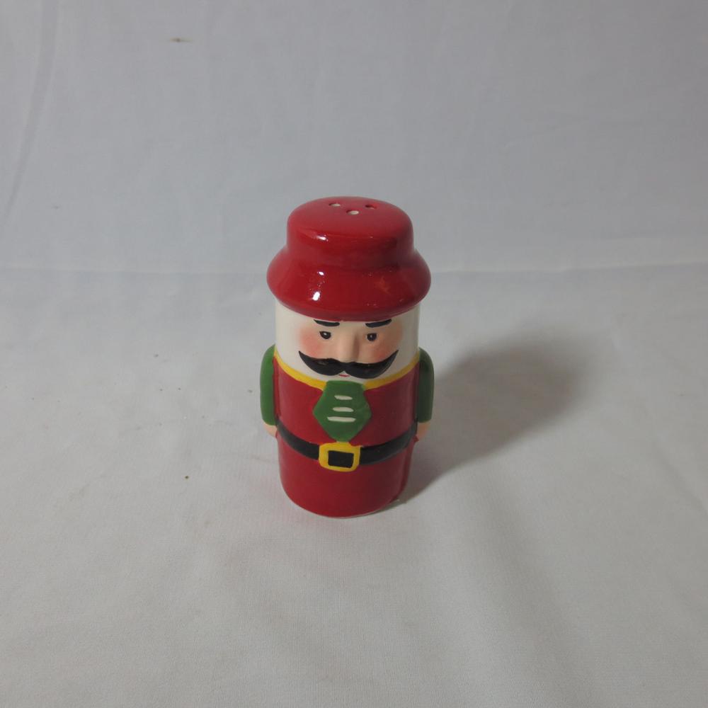 Nutcracker Soldiers Ceramic Christmas Salt & Pepper Shaker Set