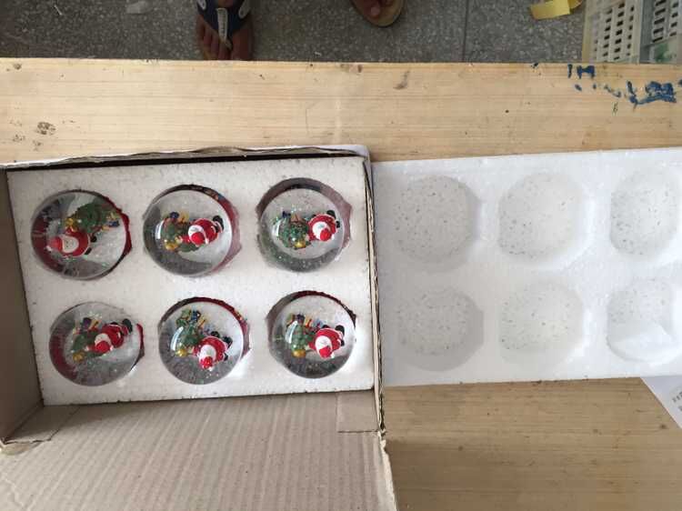 2015 new design Christmas mini snow globes wholesale