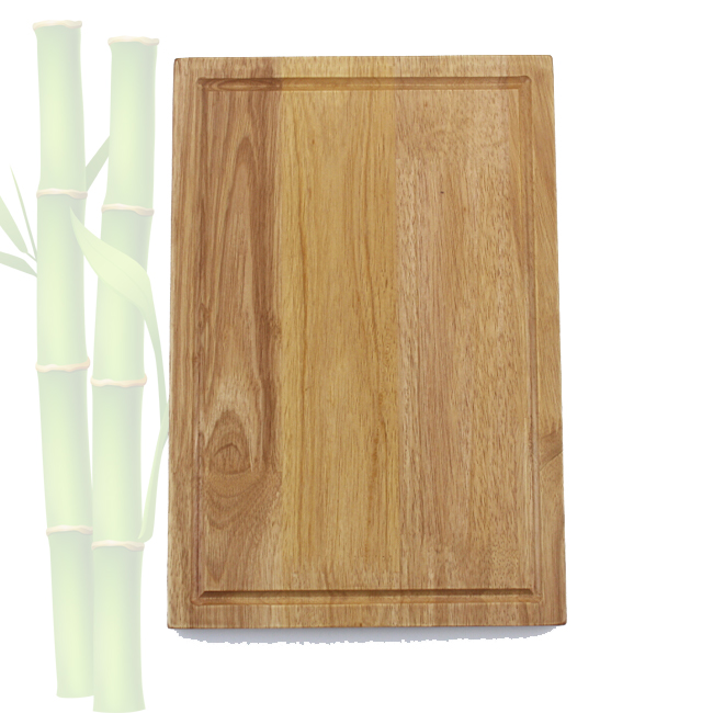 Organic Bamboo Cutting Board – Large Chopping Board with Juice Groove to Minimize Mess – Lightweight