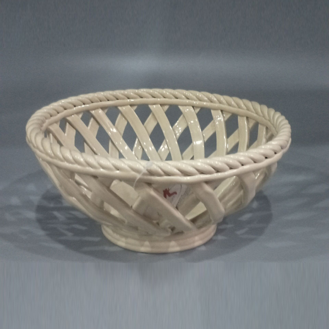 Weave Ceramic Basket,ceramic woven basket,weave laundry basket
